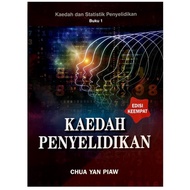 Kaedah dan Statistik Penyelidikan Buku 1 [ Edisi Keempat ] - CHUA YAN PIAW
