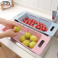 ※Kitchen Sink Rack Drain Rack Multi-function Drain Basket Leftovers Hanging Basket Sink Storage Basket❉kitchen sink