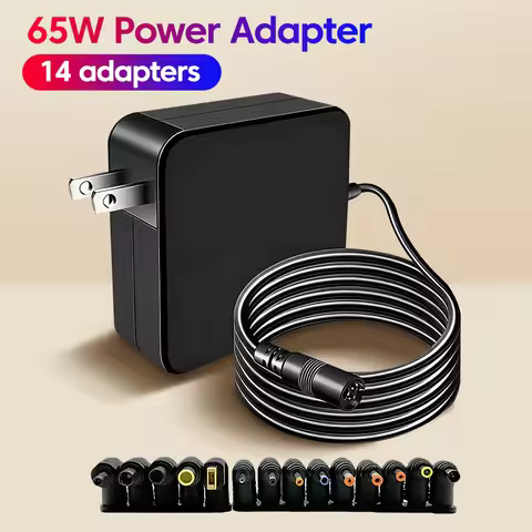 19V-3.42A 65W Laptop Charger Power Adapter For Lenovo Hp Chromebook Yoga Dell ASUS Laptop Universal 