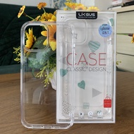 Meca LIKGUS GLASS CASE, LIVGUS SHOCKPROOF, TRANSPARENT, ANTI-Stain BACK IPHONE 15 16 PRO 17 PLUS MAX