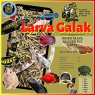 Dried Black Soldier fly larva (BSFL) Makanan ikan channa, kura-kira, hamster, dan lain2..