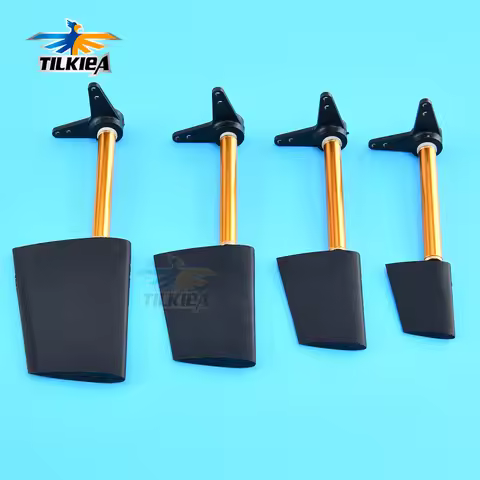 Good Quality Nylon Steering Rudder Plastic Rudder for RC Boat Height 28mm/36mm/44mm/52mm 90 Degrees 