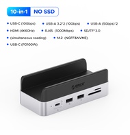 ORICO MiniDock 10-In-1สำหรับ MaMini M4และ M4 Pro USB3.2 Gen2 512GB/1 Tb/ 2 Tb/ 4TB 10Gbps การถ่ายโอน