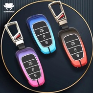 New Zinc Alloy Car Key Cover Shell Wallet For Hyundai Sonata Tucson NX4 Santa Fe Hybrid NEXO NX4 Key