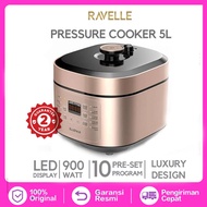 Panci Presto Elektrik Ravelle - Electric Pressure Cooker - 5L