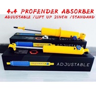 PROFENDER ABSORBER 4X4HILUX VIGO REVO TRITON RANGER T6 T7 4STEPS ADJUSTABLE ABSORBER LIFT UP 2INCH STANDARD GOOD QUALITY