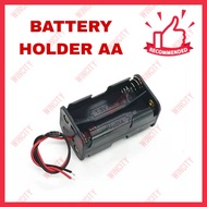 Battery Holder AA (2x2) with Wire Lead