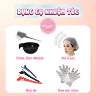 Premium Hair Dyeing Tools - Dyeing comb, Dyeing bowl, Gloves, Hair cap_ Nguyenduyendaily