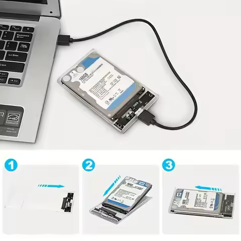 Harddisk Boxs USB 3.0/Type C to SATA III Hard Disk Case 2.5Inch HDD SSD External Enclosure Hard Driv