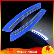  2Pcs Car Wheel Eyebrow Universal Anti-collision Reflective Warning Glossy Car Fender Protector Wheel Arch Mouldings Sticker Vehicle Supplies