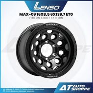 Lenso MAX-09 - Matte Black 16x8.5 ET0 6x139.7 (1 Piece)