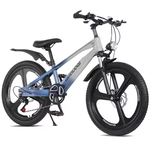 20 Inch Kids Mountain Bike, 7-Speed Youth Bicycle with Magnesium Alloy Frame & One-Piece Wheels, Lig