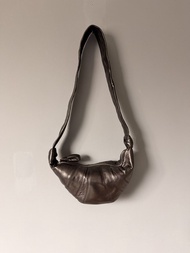 Lemaire Black Small Soft Nappa Croissant Bag