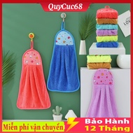 Kitchen Hand Towel, Super Absorbent Hanging Kitchen Dish Towel