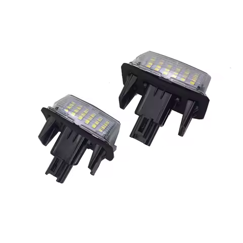 2X White Car LED License Number Plate Lights Light For Toyota Camry Avalon Auris E18 Vios Esquire Es