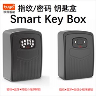 Graffiti Fingerprint Key BOX Mobile Phone APP Unlock B & B Wall-Mounted BOX Key Storage BOX Password