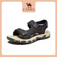 Camel กลางแจ้งรองเท้าแตะชายหาดสำหรับผู้ชาย Casual หนัง Camouflage รองเท้าแตะฤดูร้อนรองเท้าแฟชั่นผู้ช