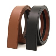 Belt Men's 3.5cm Wide Replacement Belt Automatic Buckle Belt Two-Layer Cowhide Belt Without Buckle 1