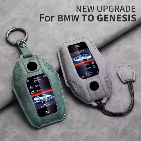 Leather Car Smart Key Case Cover for Bmw X3 G01 G31 X5 G05 X4 G02 G30 G32 I8 X7 M5X F20 Car Key Case