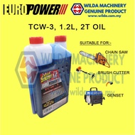 1.2L Europower 2T TCW 3 | Minyak 2T TCW 3 | 2 Stroke Oil | WILDA MACHINERY
