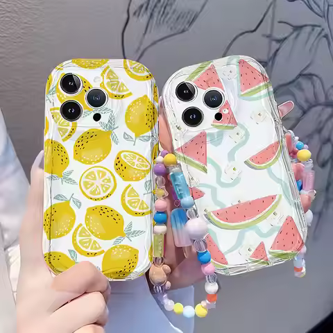 Summer Fruit Lemon Case For OPPO A79 A98 A76 A38 A18 A15 A15S A36 A31 A9 2020 A3S A5S A58 A78 A55 A5