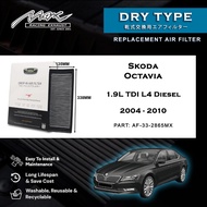 Skoda Octavia 1.9L TDI L4 Diesel 2004 to 2010 33-2865MX Max Racing Exhaust Performance Drop-in Dry T