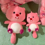 50cm Korean Loopy Plush Toy Cartoon Pororo Pink Beaver Loopy Birthday Gift Stuffed Plushie Doll