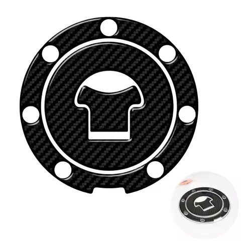 For Honda CB600 CB750 CBR600RR 900RR 1000RR motorcycle fuel cap transparent carbon fiber appearance 