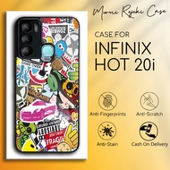 HP Infinix hot 20i cellphone case - cellphone case - graffiti motif 08 - glossy Infinix hardcase - I