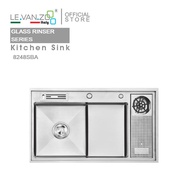 LEVANZO Kitchen Sink Glass Rinser Series #8248SBA