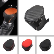 Genuine Leather Car Gear Head Shift Knob Cover Gear Shift Collars for Toyota CHR C-HR C HR 2016 - 2021 AT Accessories