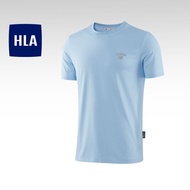 HLA Sportsday Series Cool Feeling Short Sleeve T-Shirt Men(Light Blue)-HNTBW2Y164AFX