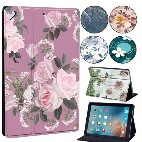 Tablet Shockproof Leather Case for Apple IPad 9 10th/Mini 1 2 3 4 5 6/IPad 7th 8th Gen 10.2 Dust Sta