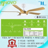 INOVO 56" 5 Blade Ceiling Fan with Light