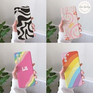 Trendy Rainbow Aesthetic Softcase for Vivo Y19s Y93 Y70 Y91C Y90 Y1s Y91i Y28 Y93 Y91 Y95 U1 Y75 Y55