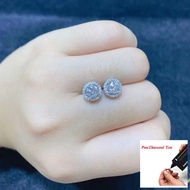 Real Moissanite Diamond Earrings 2ct With GRA Certification Classic Wedding Engagement Unisex Earrin