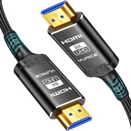 Yuaice 10K 8K HDMI Cable 2.1, 15FT Heavy Duty High-Speed Braided HDMI Cable with 48Gbps, Professiona