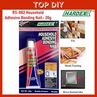 HARDEX RS-882 No More Nail Adhesive Bonding Nail for Plastic Steel Tile Wood Flooring Mirror Backed 