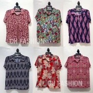 Women Collar Blouse Baju Nenek Kolar Baju Wanita Aunty Grandma