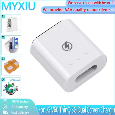 1Pcs For LG V60 ThinQ 5G Sub Screen Magnetic Adapter Charging For LG Velvet 5G LM-V600 Dual Screen C