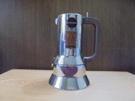 ALESSI 9090 6人份 第一代 不生銹 經典 絕版 摩卡咖啡壺 (#112) 送萬用爐架