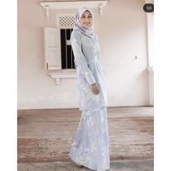 PRELOVED - JeMels.co - LIKA KURUNG - POWDER BLUE - Size M