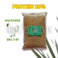 Pakan Anak Ayam Berkualitas Multifeed BR 1-7 - Kemasan 1kg
