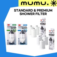 [3M] Standard & Premium Shower Filter – Refillable Water Purifying Filter | Shower Head Filter Refil