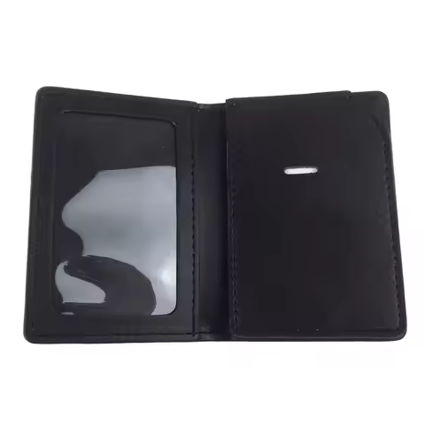 Leather Wallet ID Card Holder Driver License ID Card Holder Case