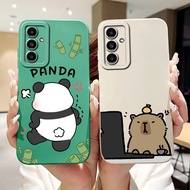 For Samsung Galaxy M23 M236B Case F23 E236B Luxury Fashion Pattern Matte Shockproof Protective Cover