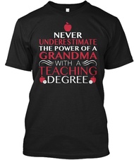 Men T Shirt Perfect Gift For Teaching Grandma!! tshirt XS-4XL-5XL-6XL