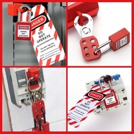 Filled Lock Box-Lockout Set-Kit Tagout Penguncian-Lockout Tagout