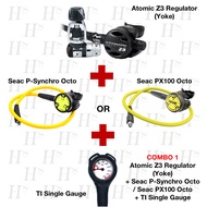 ATOMIC Z3 REGULATOR + SEAC OCTO + TI GAUGE SET