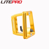 Litepro Front Carrier 3 Holes Pig Nose Pad With Screws 3 Holes Front Shelf Parts For Dahon Tern Fnhon Java Crius Folding Bicycle